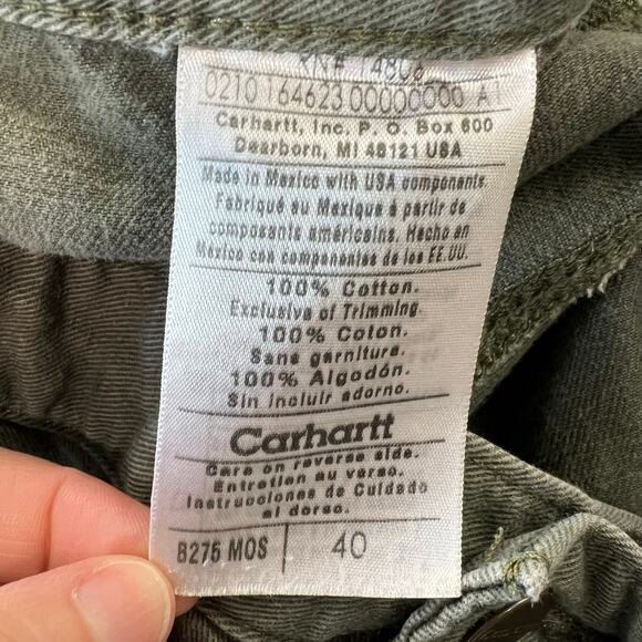 Carhartt Cargo shorts Green Moss men’s size 40 - Picture 4 of 7